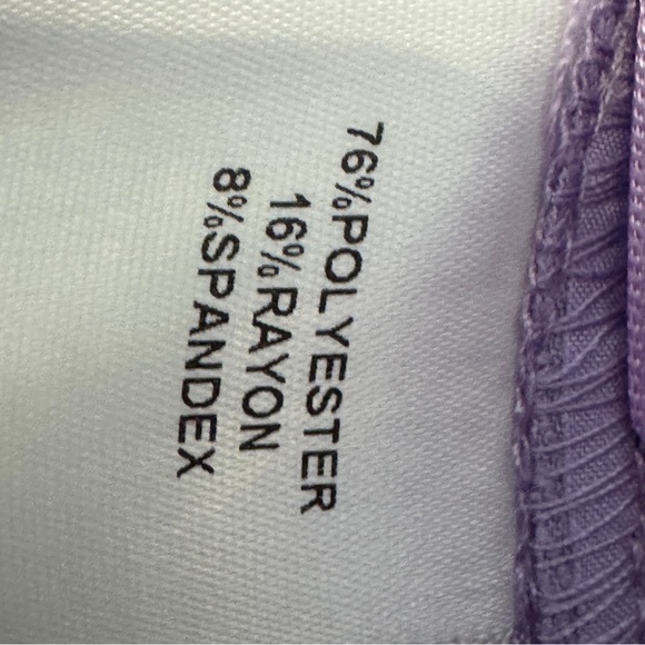 Lucy Paris Lavender Wide Leg Trousers Small High Rise Pleated Dress Pants - Picture 7 of 8